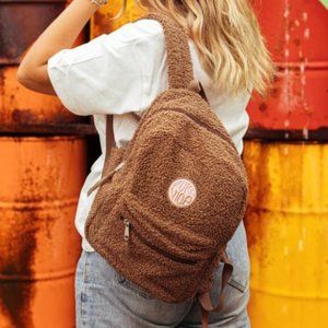 Pura Vida Teddy Bear Mini Backpack
